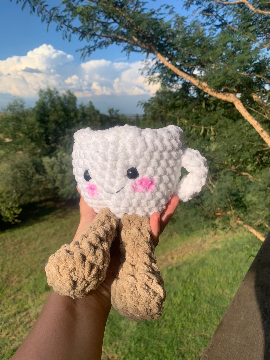Coffee lovers plushies *Customizable* - ChameleonCrotchet