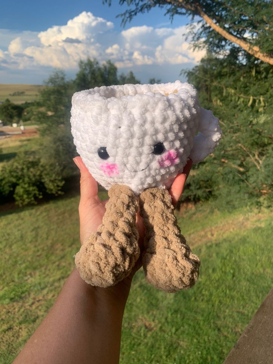Coffee lovers plushies *Customizable* - ChameleonCrotchet