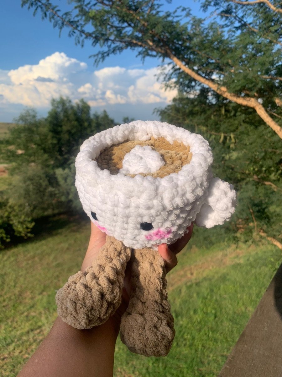 Coffee lovers plushies *Customizable* - ChameleonCrotchet