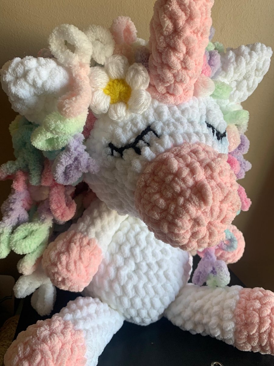 Magical unicorn plushie *customizable* - ChameleonCrotchet
