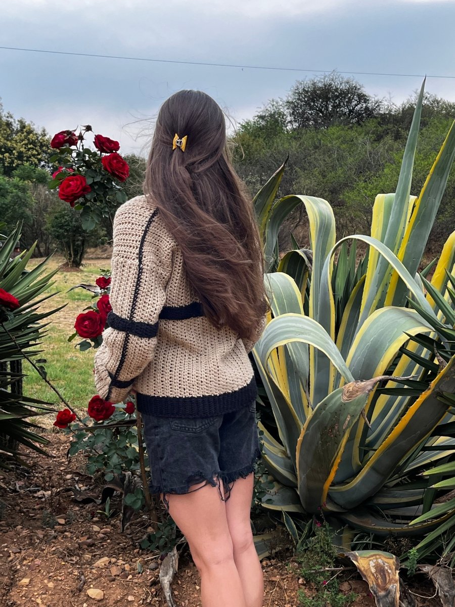 Minimalist crochet cardigan*customisable* - ChameleonCrotchet