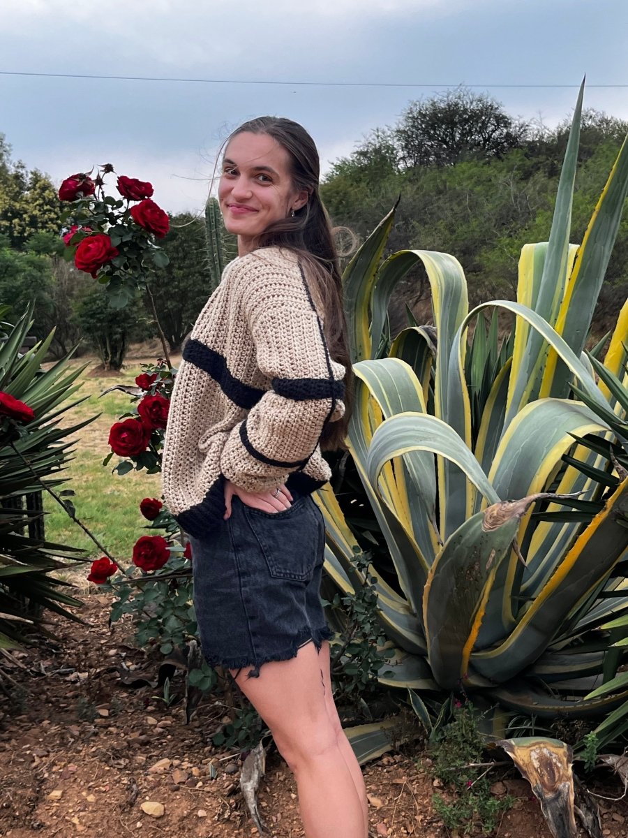 Minimalist crochet cardigan*customisable* - ChameleonCrotchet