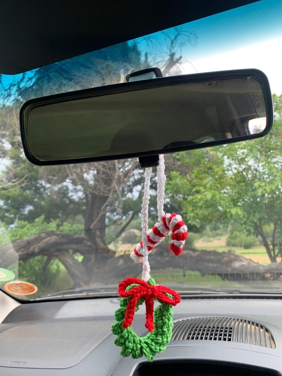 Personalised car decor *customisable* - ChameleonCrotchet