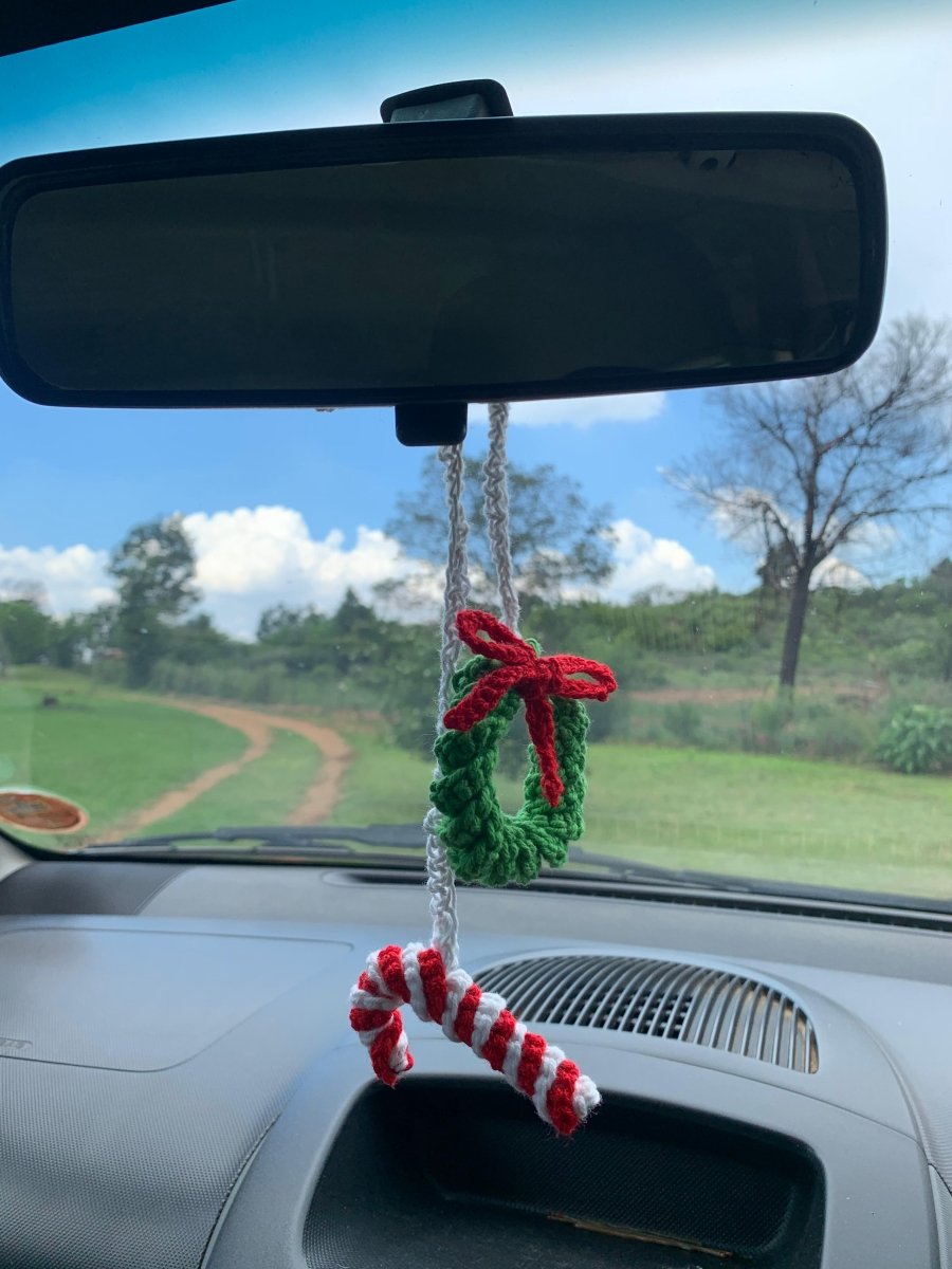 Personalised car decor *customisable* - ChameleonCrotchet