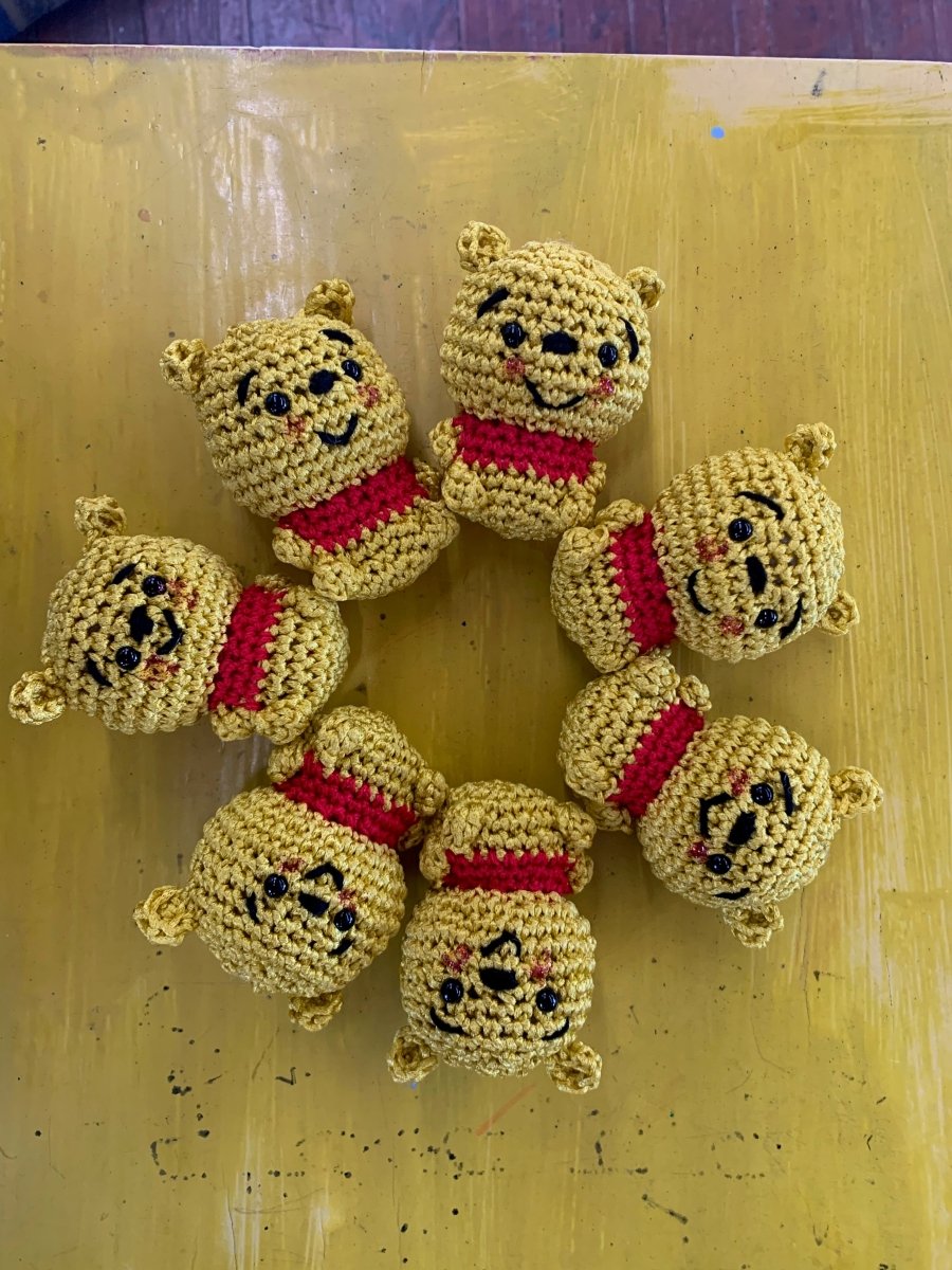 Winnie the Pooh Crochet Bear – Handmade with Cotton Yarn - ChameleonCrotchet