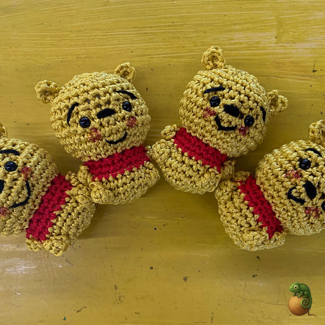 Winnie the Pooh Crochet Bear – Handmade with Cotton Yarn - ChameleonCrotchet
