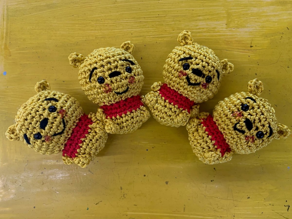Winnie the Pooh Crochet Bear – Handmade with Cotton Yarn - ChameleonCrotchet